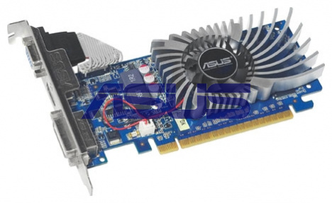 Asus GeForce GT 520 810Mhz PCI-E 2.0 1024Mb 1200Mhz 64 bit DVI HDMI HDCP